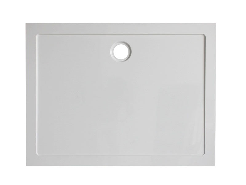 Wiesbaden luxe douchebak SMC rechthoek 120x80x4 wit - WDtegels