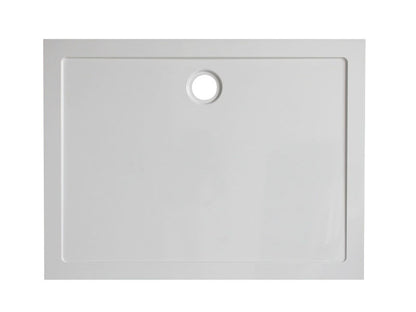 Wiesbaden luxe douchebak SMC rechthoek 120x80x4 wit - WDtegels