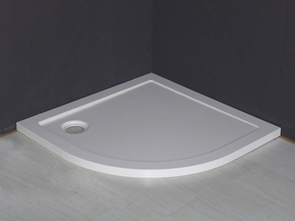 Wiesbaden luxe douchebak SMC 1/4 rond | 90x90x4cm | Inbouw wit