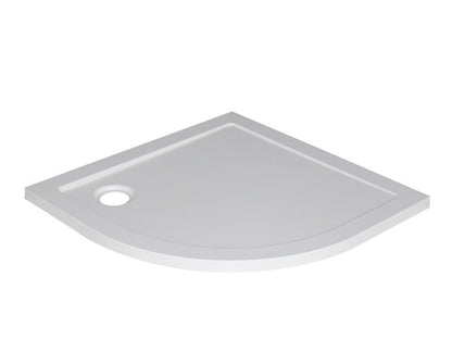 luxe douchebak SMC 1/4 rond 900x900x40 inbouw wit - WDtegels