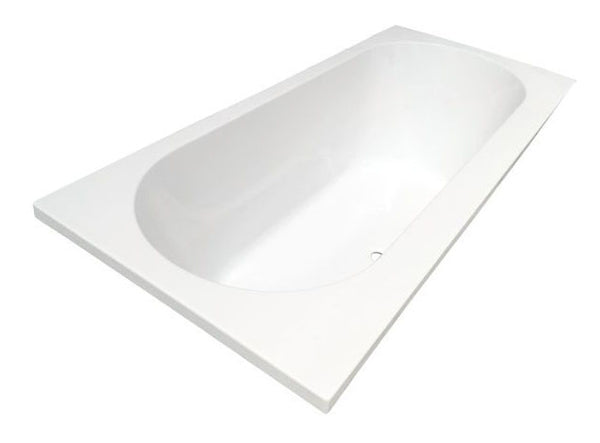 Wiesbaden Portus RD inbouw ligbad | 190x90x49cm | Wit DUO