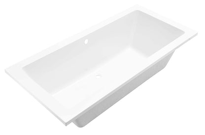 Wiesbaden Santino SQ inbouw ligbad | 190x90x49cm | Wit DUO - WDtegels