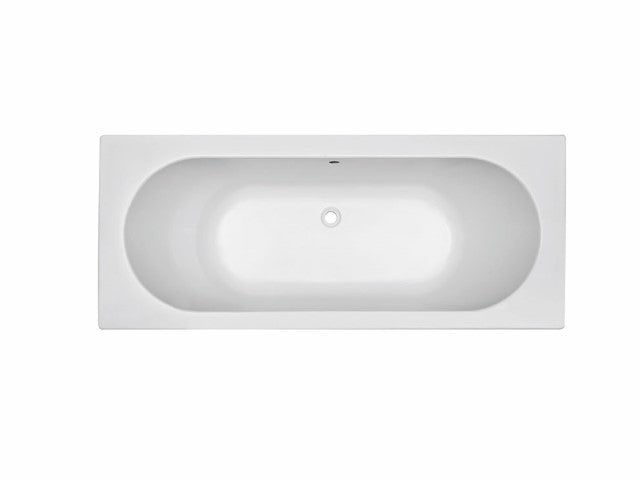 Wiesbaden Portus RD inbouw ligbad 170x70x43 cm wit - WDtegels