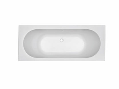 Wiesbaden Portus RD inbouw ligbad 170x70x43 cm wit - WDtegels