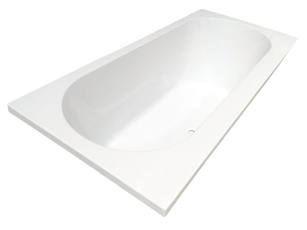 Wiesbaden Portus RD inbouw ligbad | 170x70x43cm | Wit - WDtegels