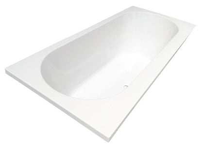 Wiesbaden Portus RD inbouw ligbad | 170x70x43cm | Wit - WDtegels