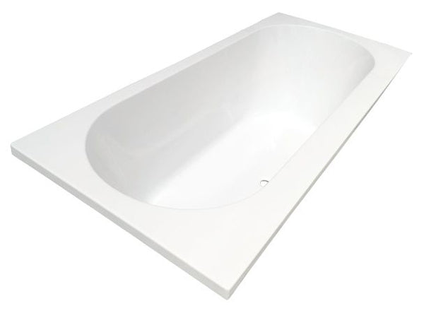 Wiesbaden Portus RD inbouw ligbad | 170x70x43cm | Wit