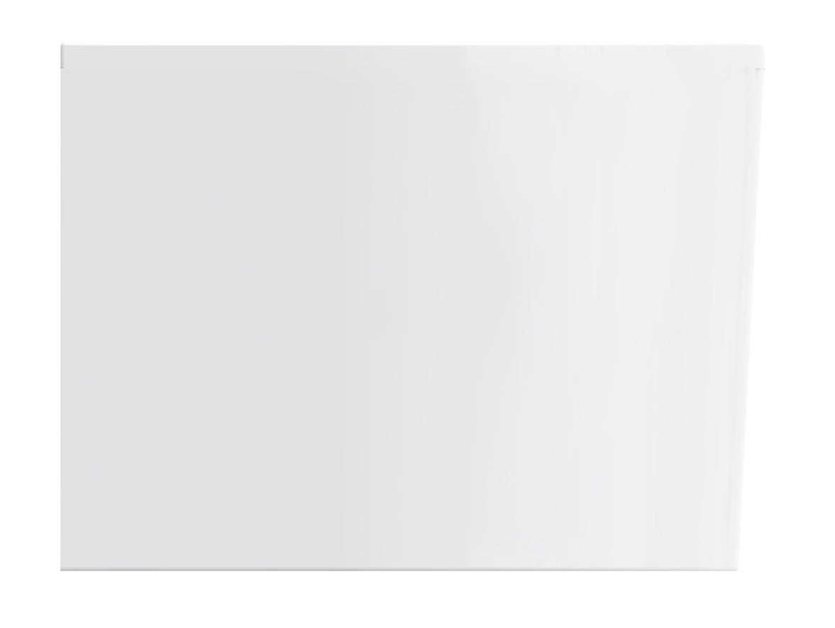 Bañera esquinera Zenn derecha 170 x 75 cm acrílico blanco brillo con desagüe blanco brillo