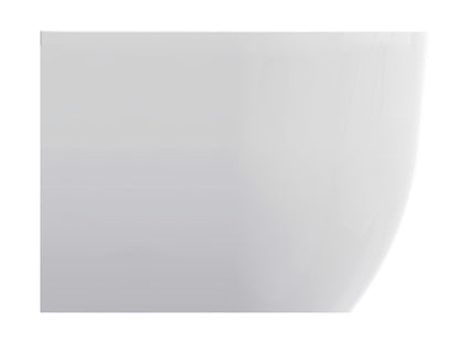 Liora half vrijstaand ligbad 170 x 75 cm acryl glans wit met waste glans wit - WDtegels
