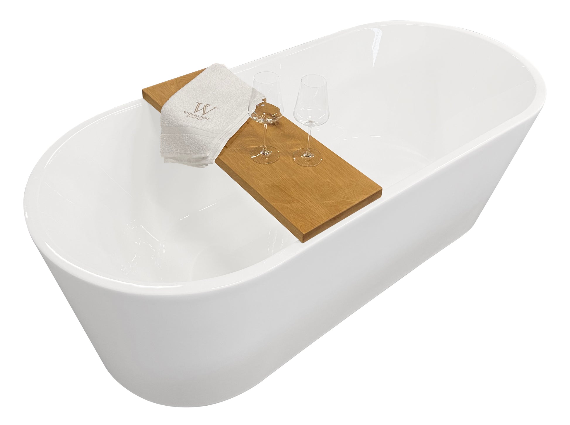 Wiesbaden OAK badplanchet | 80x20x3cm | Strak - WDtegels