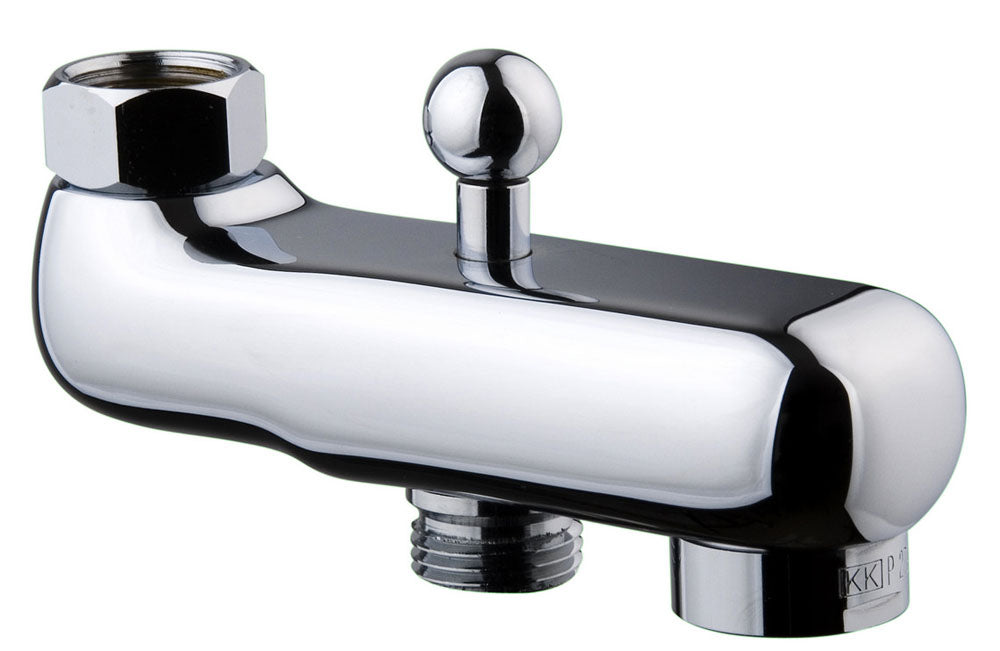 Swan baduitloop met omstel chroom