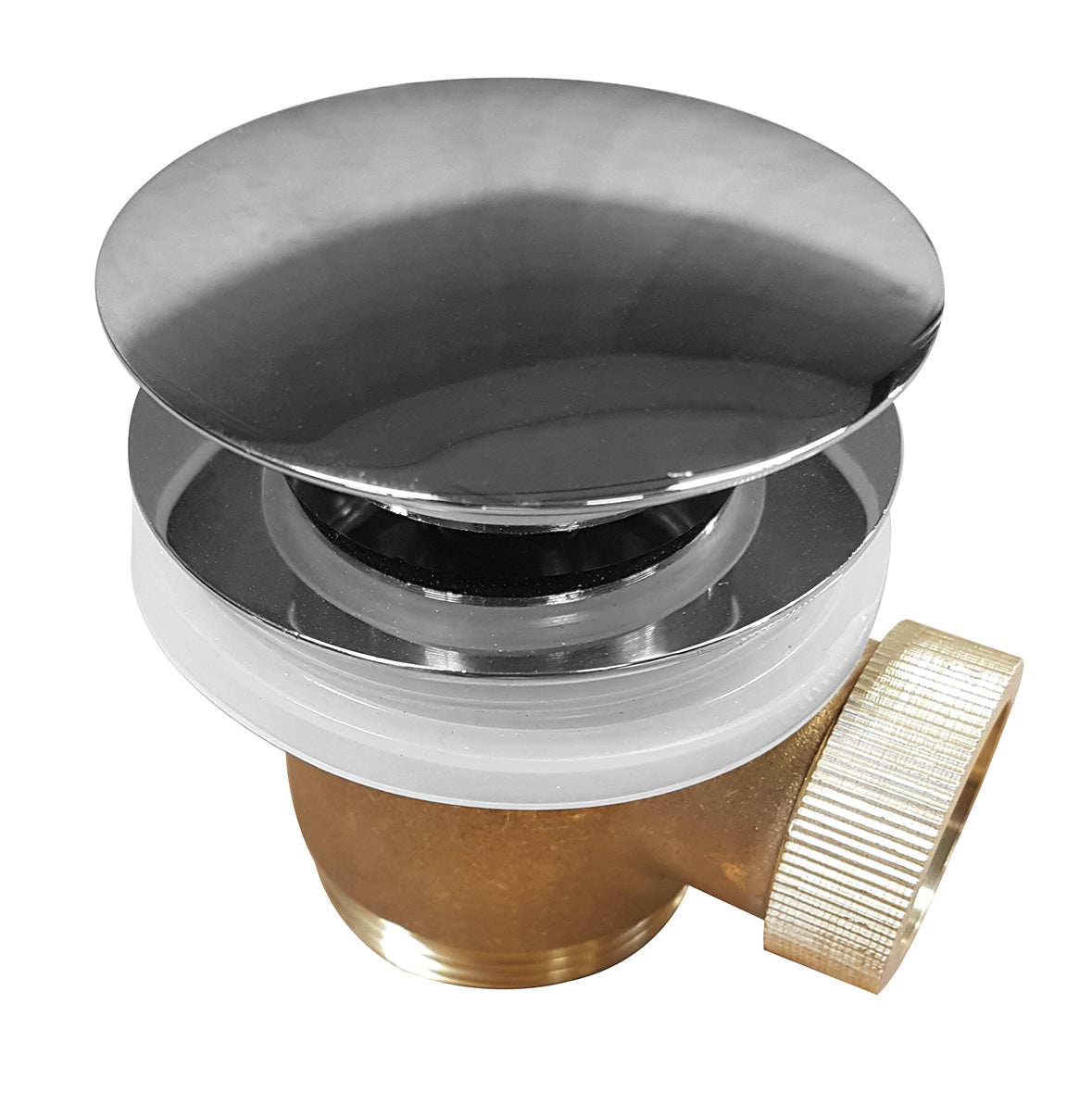 Caral clickwaste voor vrijstaand bad 1 1/2" chroom