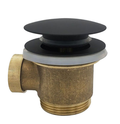 Caral clickwaste voor vrijstaand bad 1 1/2" mat zwart