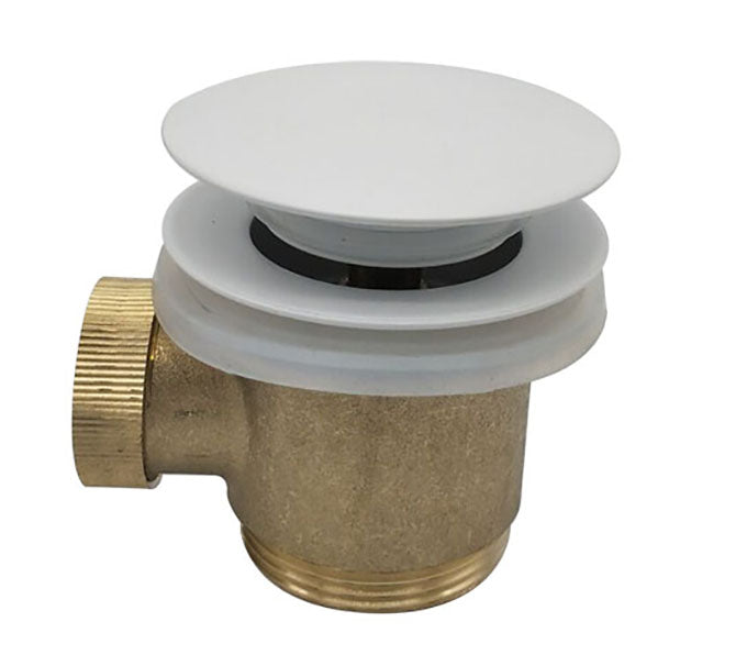 Caral clickwaste voor vrijstaand bad 1 1/2" glans wit