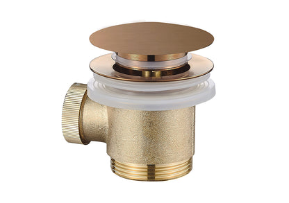 Caral clickwaste voor vrijstaand bad 1 1/2" geborsteld brons koper PVD