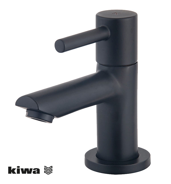 Caral Amador grifo de lavabo Kiwa 1/2'' | Negro mate