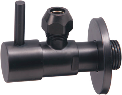 Válvula de ángulo mínimo 1/2" x 3/8" o abrazadera de 10 mm PVD metalizado