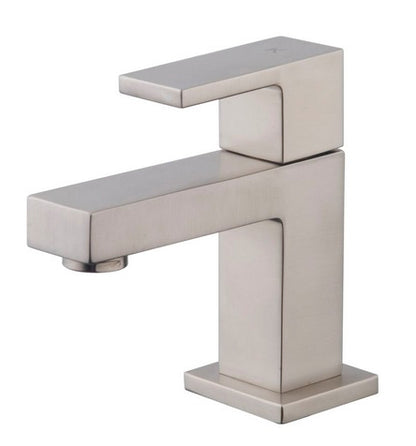 Wiesbaden Rombo vierkante toiletkraan geborsteld staal - WDtegels