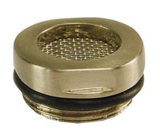 Caral Amador foam jet breaker fountain tap brushed steel PVD