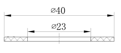 Pakkingsring rubber 1/2" zwart - WDtegels
