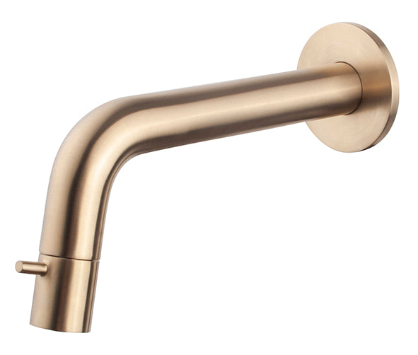 Caral Sophia fonteinkraan inkortbaar met muurbevestiging 1/2" geborsteld messing PVD