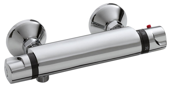 Wiesbaden Universal thermostatische douchemengkraan | 15cm | Chroom