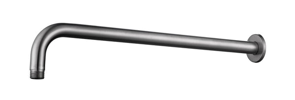 Wiesbaden 304-gebogen douchearm rond muurbevestiging | 40cm | RVS