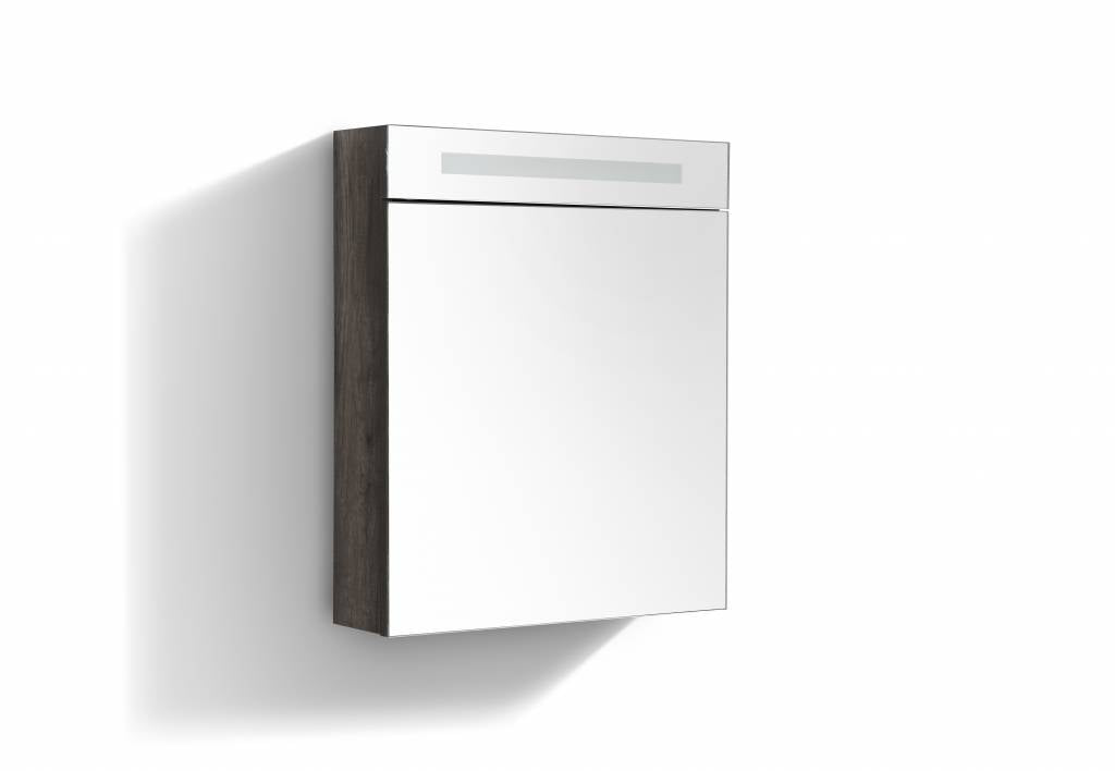 Spiegelkast 58 met LED verlichting Century Oak - WDtegels