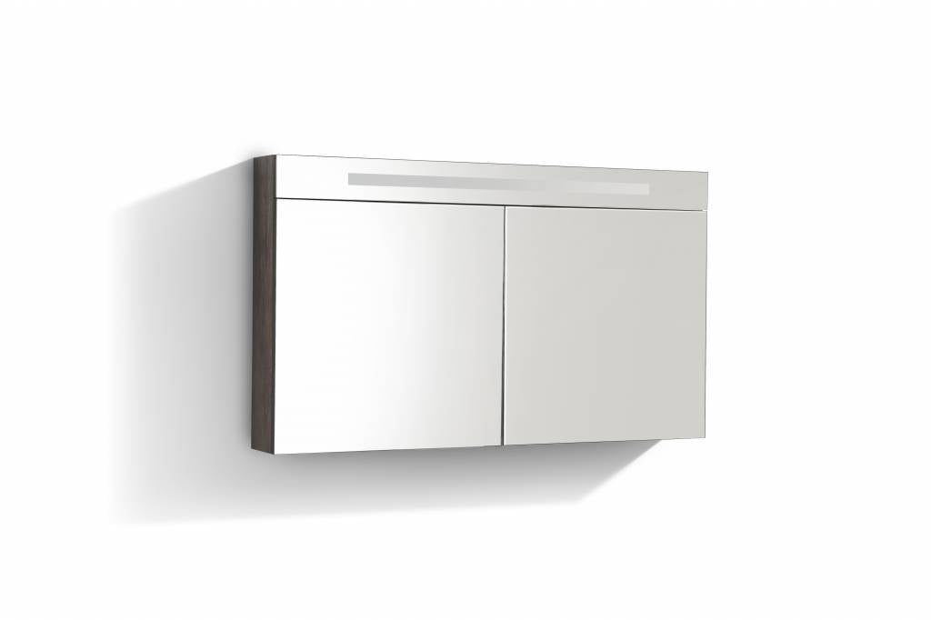 Spiegelkast 100 met LED verlichting Century Oak
