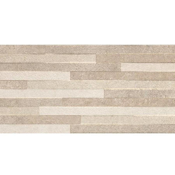 Pierre Taupe Decor 30x60 rett wall tiles