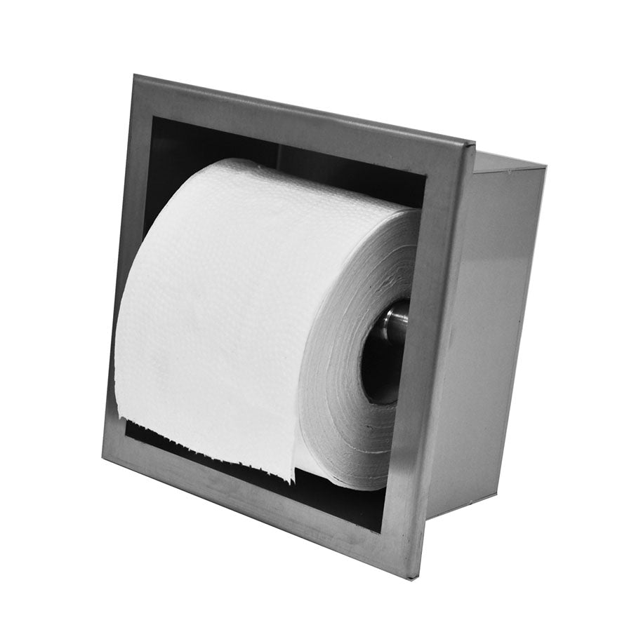 Wiesbaden inbouw-toiletrolhouder RVS - WDtegels