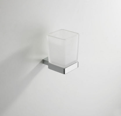 Wiesbaden Eris glashouder met glas chroom - WDtegels
