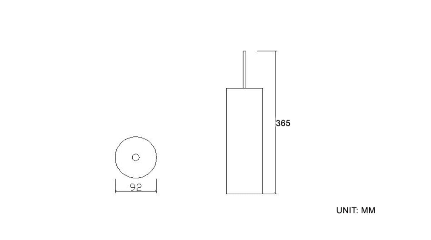 Ida vrijstaande toiletborstel chroom 8718053678191