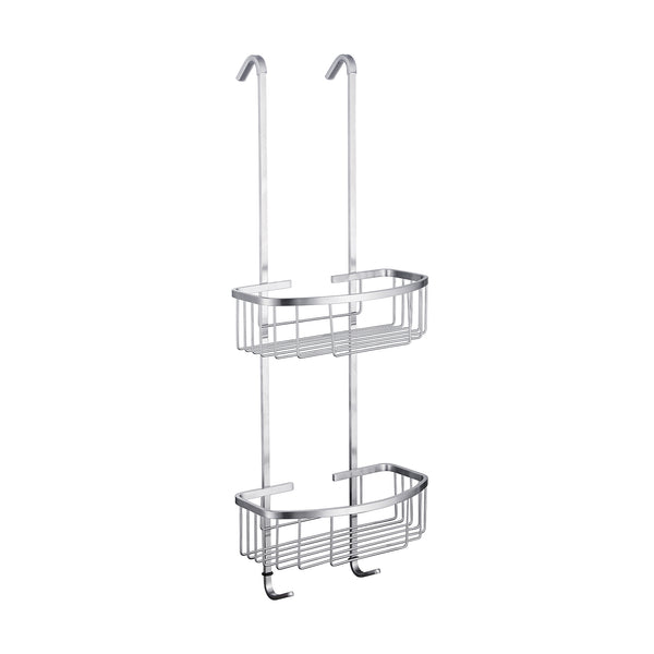 Wiesbaden Domo chroom ophangrek tbv glazen wand 80cm
