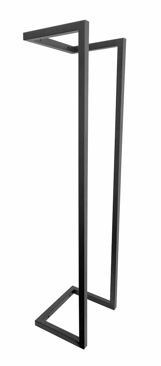 Loft handdoekrek 95x25x20cm gunmetal PVD - productfoto 2