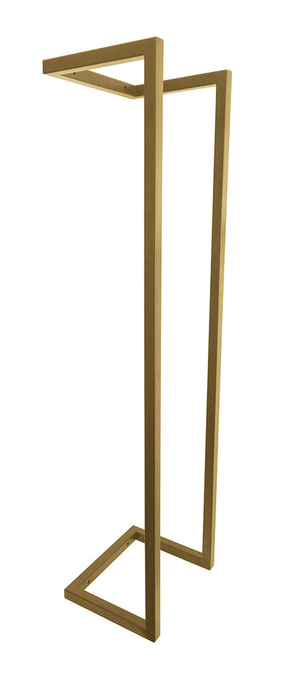 Loft handdoekrek 95x25x20cm geborsteld messing PVD