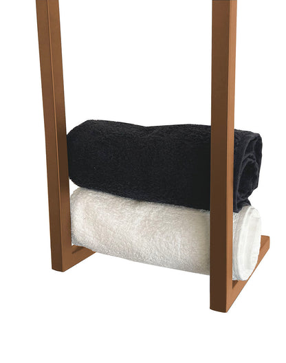 Loft handdoekrek 95x25x20cm geborsteld brons koper PVD - productfoto 3
