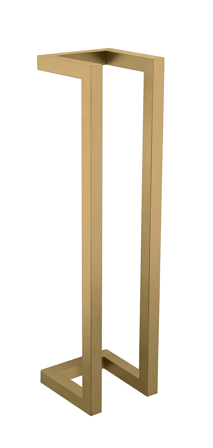 Loft handdoekrek 50x12,5x12,5cm geborsteld messing PVD