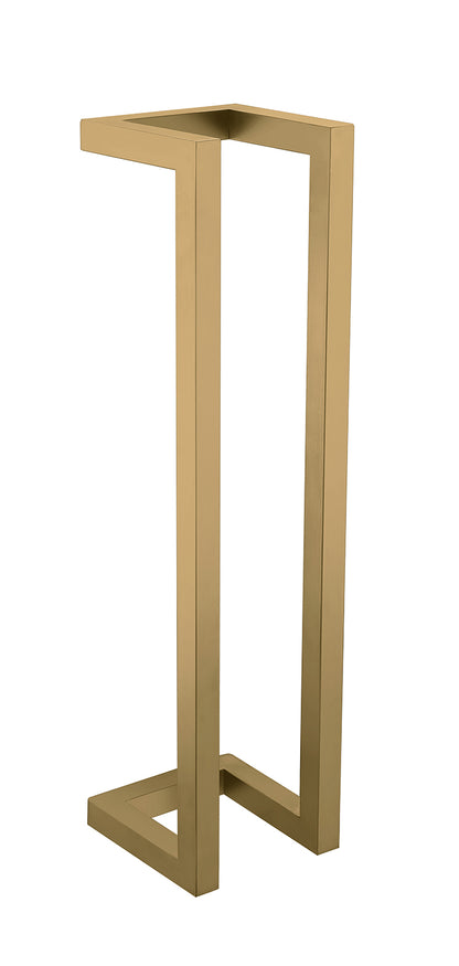 Loft handdoekrek 50x12,5x12,5cm geborsteld messing PVD