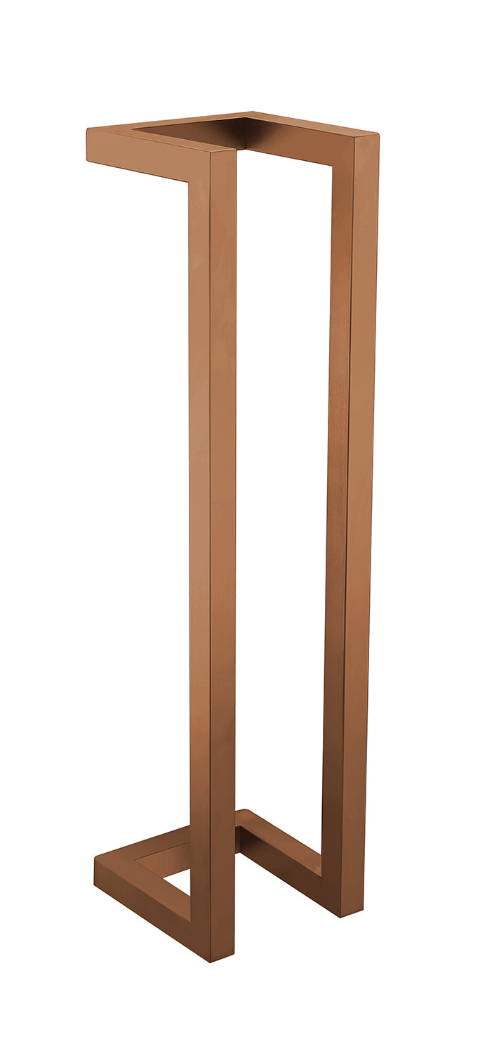 Loft handdoekrek 50x12,5x12,5cm geborsteld brons koper PVD