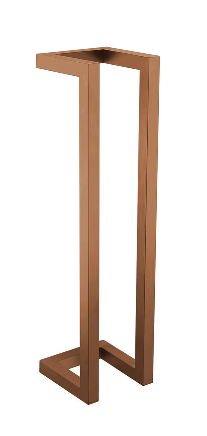 Loft handdoekrek 50x12,5x12,5cm geborsteld brons koper PVD