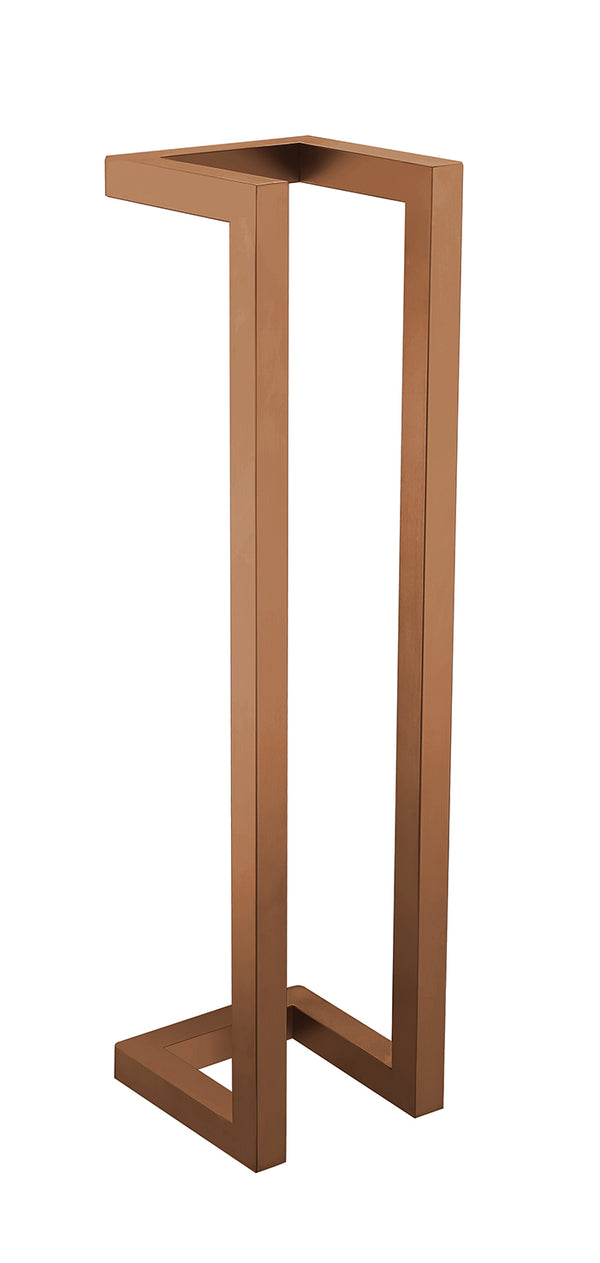 Loft handdoekrek | 50x12,5x12,5cm | Geborsteld brons koper PVD