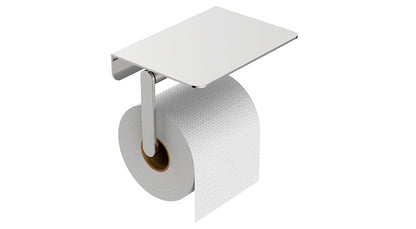 Alonzo toiletrolhouder met planchet chroom - productfoto 2