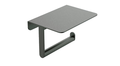 Alonzo toiletrolhouder met planchet gunmetal PVD
