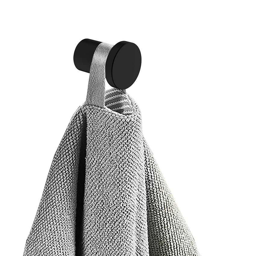 Alonzo handdoekhaak klein mat zwart - productfoto 2