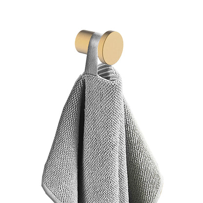 Alonzo handdoekhaak klein geborsteld messing PVD - productfoto 2