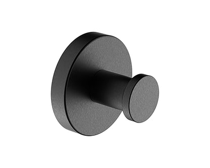 Alonzo handdoekhaak groot gunmetal PVD