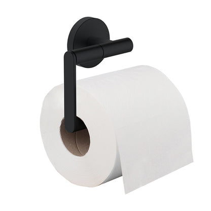Alonzo toiletrolhouder zonder klep mat zwart - productfoto 2