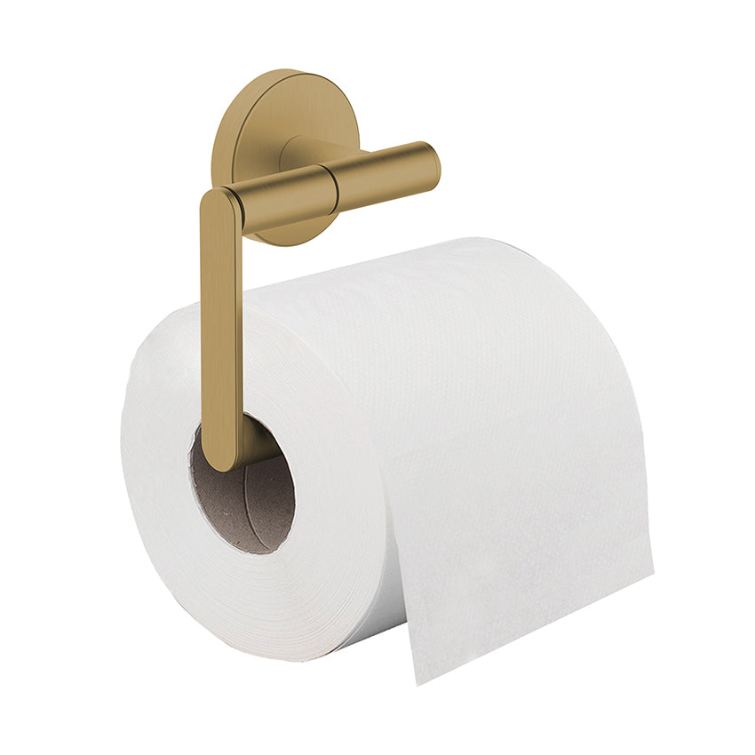 Alonzo toiletrolhouder zonder klep geborsteld messing PVD - productfoto 2