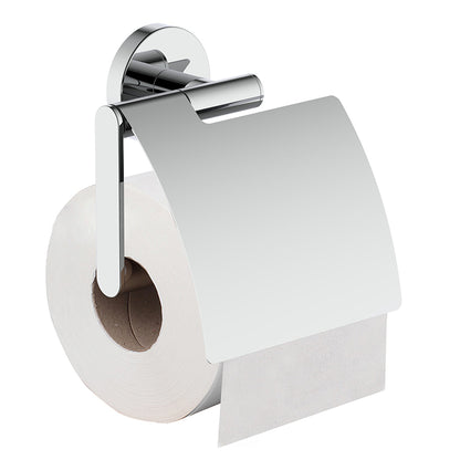 Alonzo toiletrolhouder met klep chroom - productfoto 2